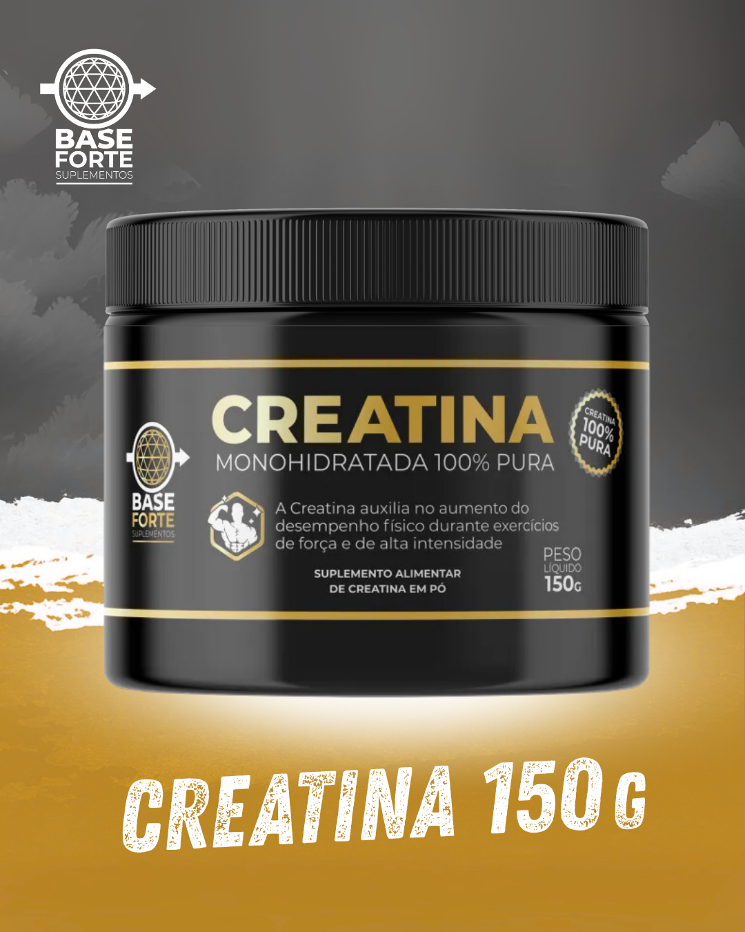 Creatina Monohidratada 100% Pura 150g