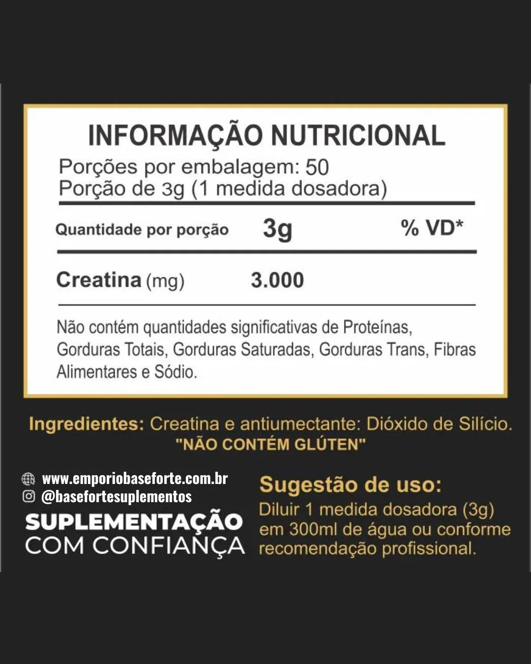 Creatina Monohidratada 100% Pura 150g
