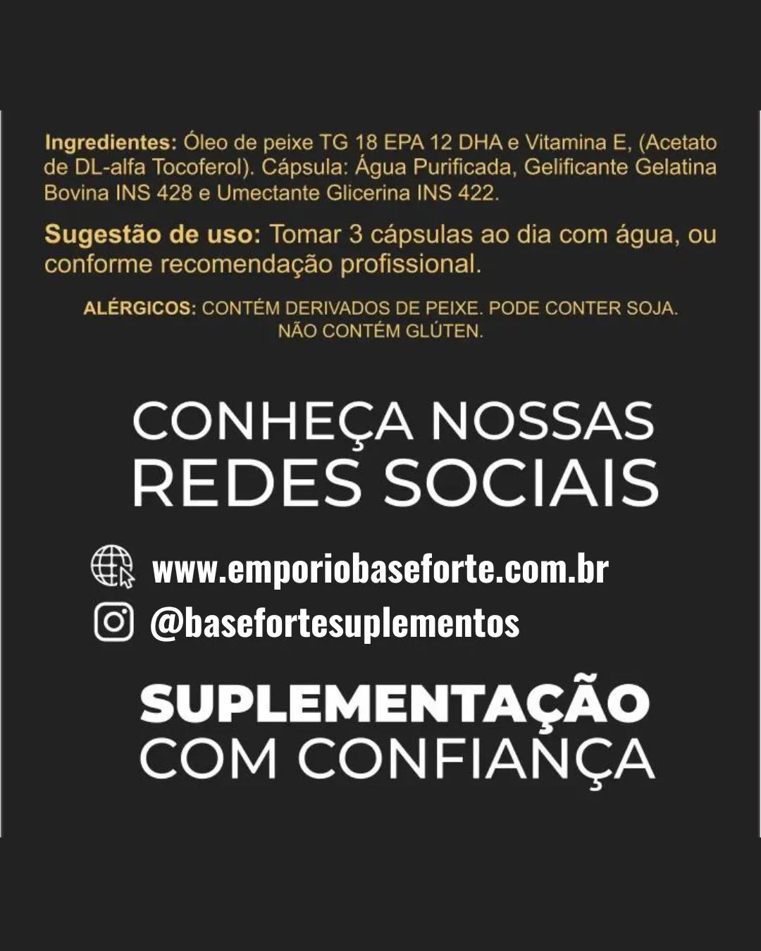 Ômega 3 540 EPA / 360 Concentrado DHA 90 cápsulas
