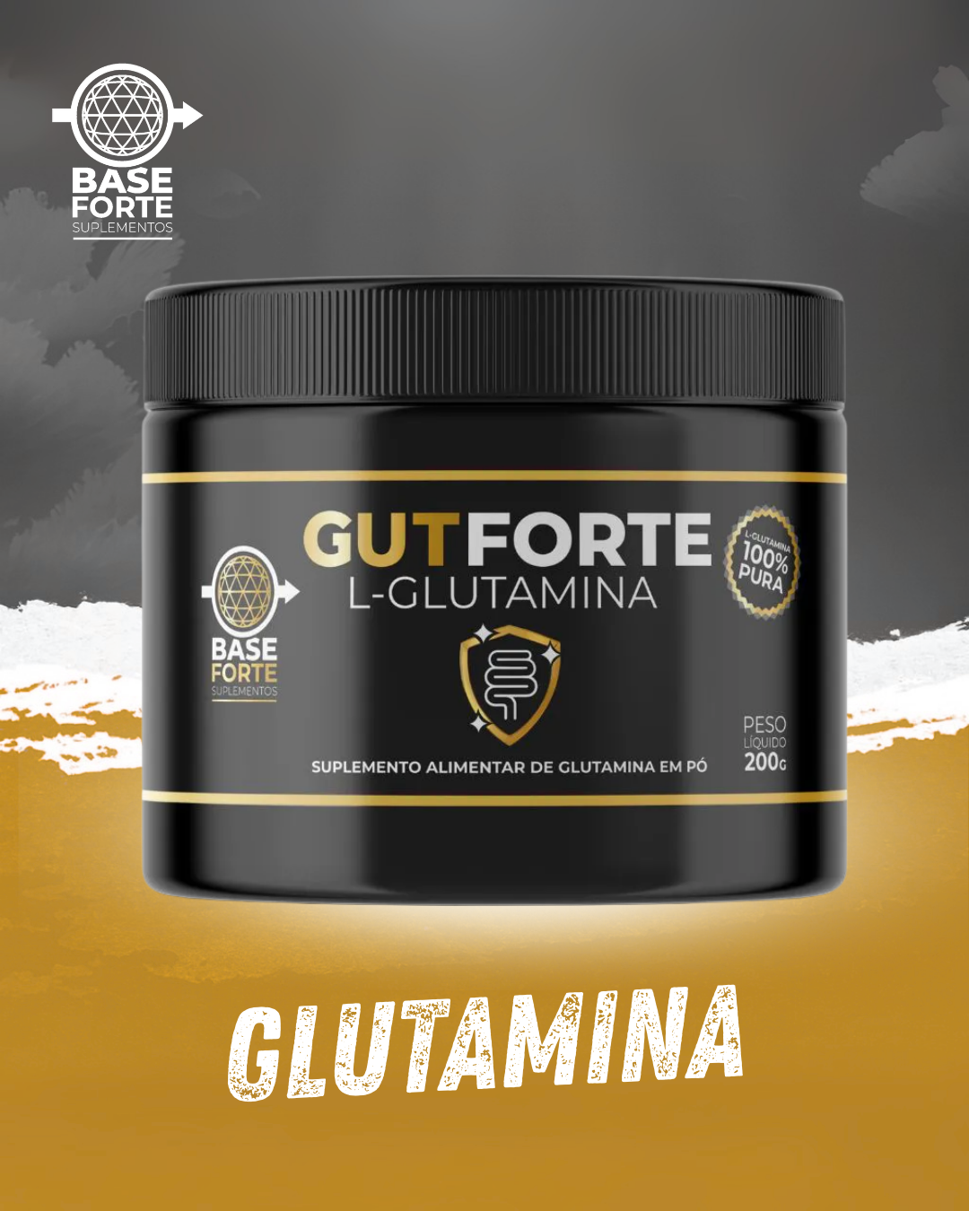 L-Glutamina Pura 200g