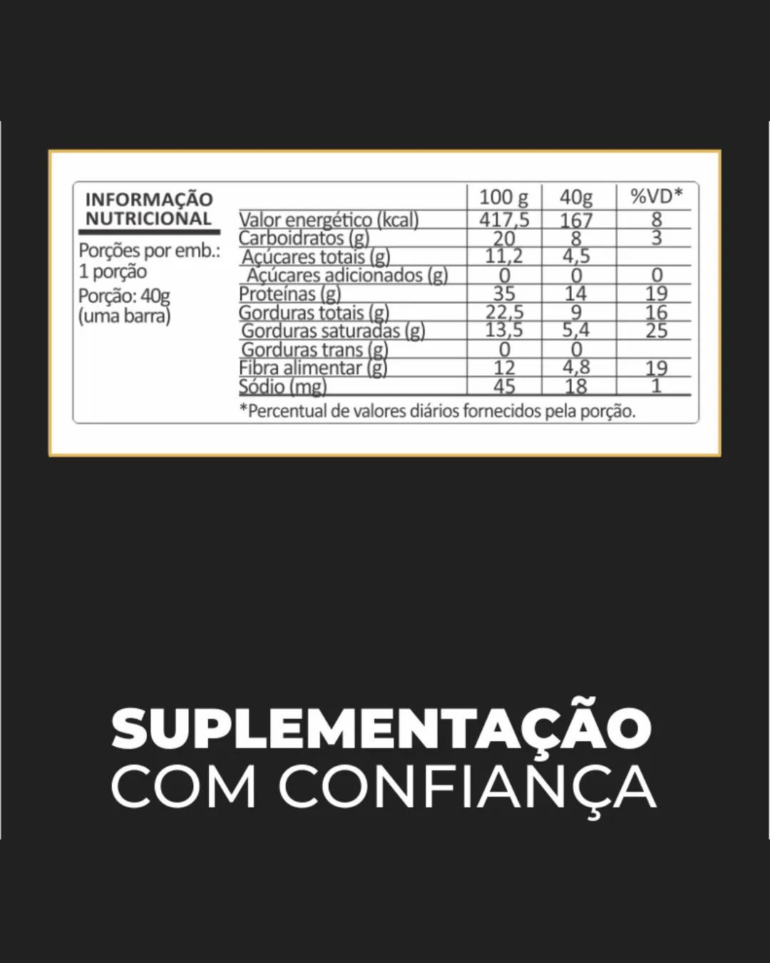 Barra de Proteína sabor Trufa de Avelã
