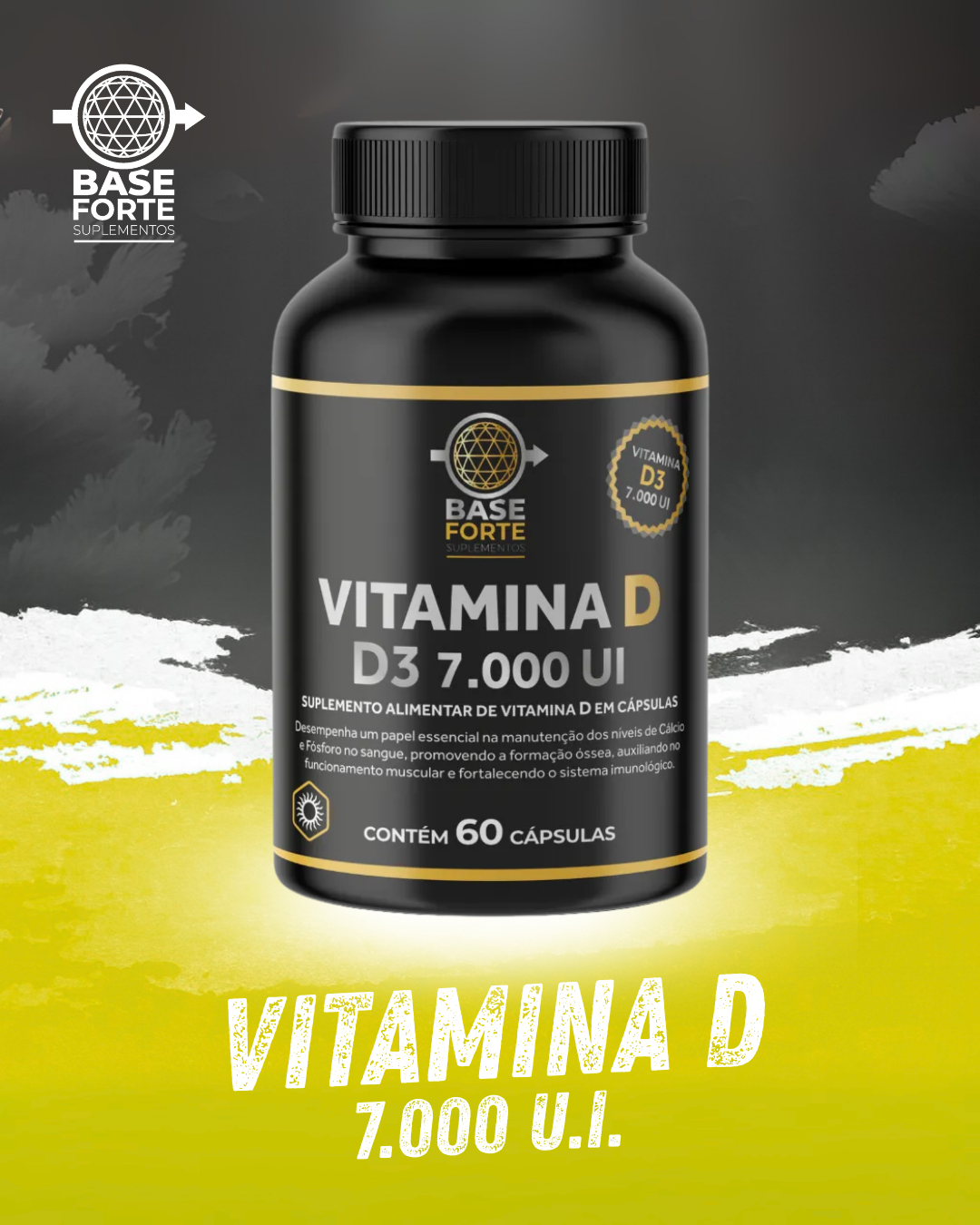 Vitamina D3 7.000 U.I. 60 cápsulas